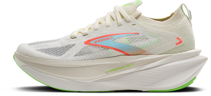 Brooks Mens Hyperion Max 3 - Coconut/Green Gecko/Pink Clay - Neutral - AW25