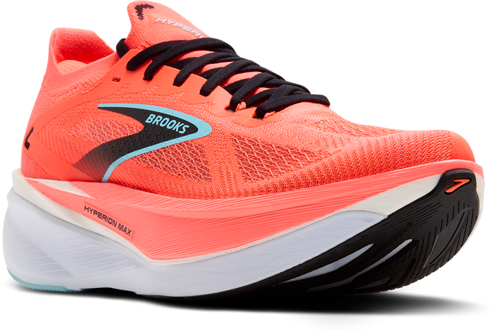 Brooks Mens Hyperion Max 3 - Fiery Coral/Black/Atomizer - Neutral - AW25