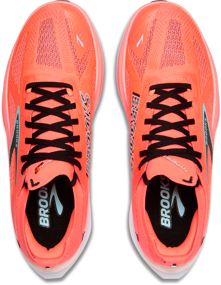 Brooks Mens Hyperion Max 3 - Fiery Coral/Black/Atomizer - Neutral - AW25