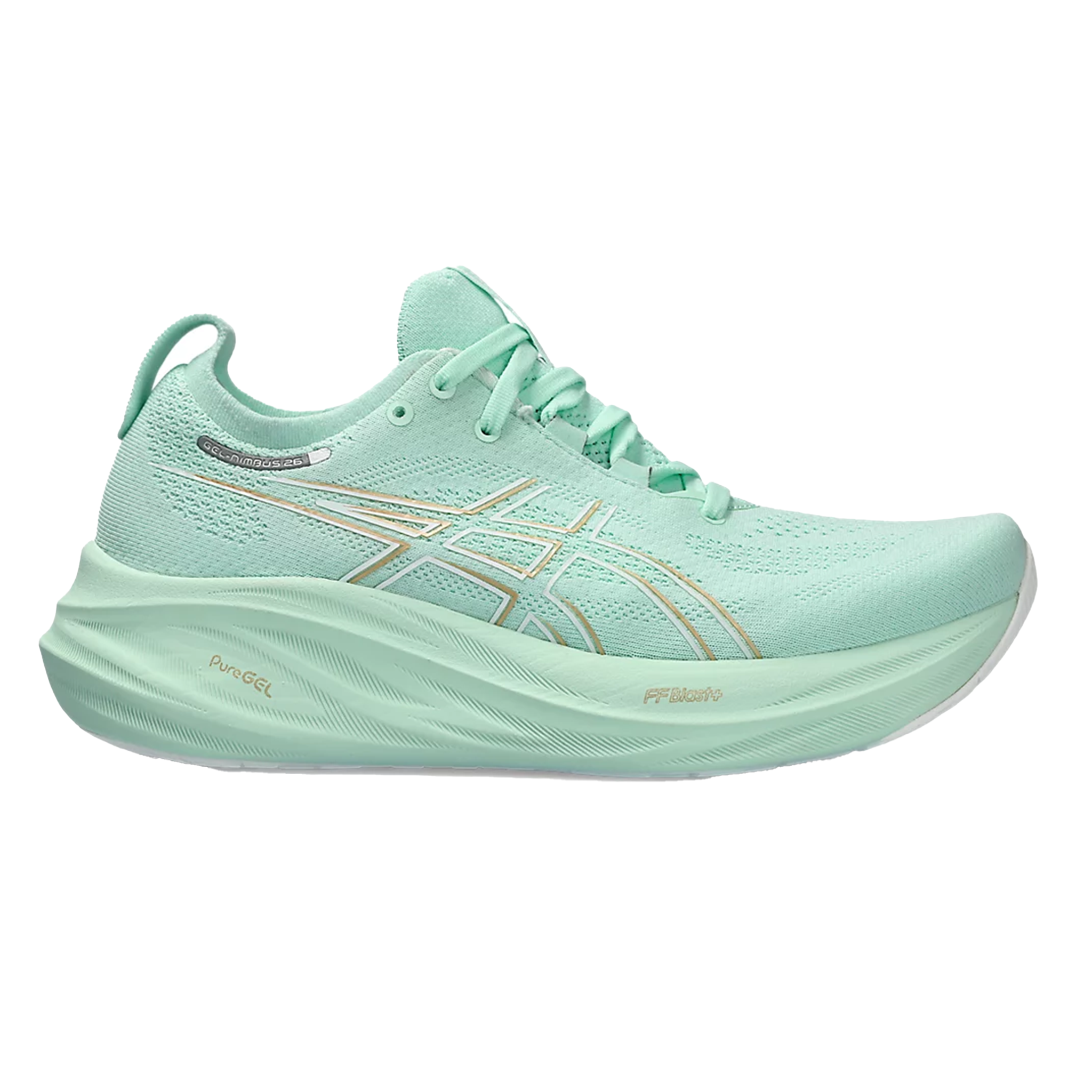 Asics Womens Gel Nimbus 26 - Mint Tint/Pale Mint - Neutral