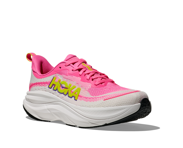Hoka Womens Skyflow - Neon Rose/Neon Hoka Citrus - Neutral - AW25