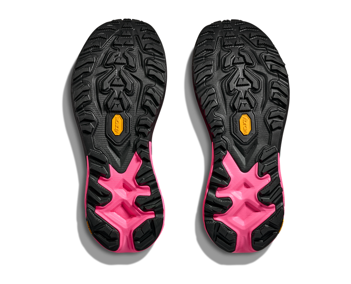 Hoka Womens Mafate 5 - Neon Rose/Black - Trail - AW25