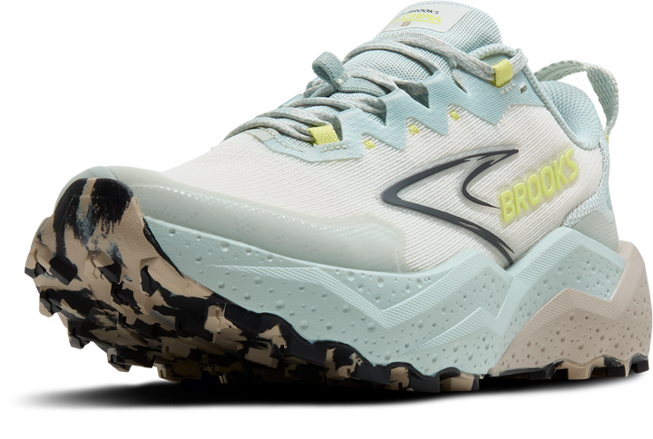 Brooks Womens Caldera 8 - Misty Blue/Coconut/Chateau - Trail - AW25