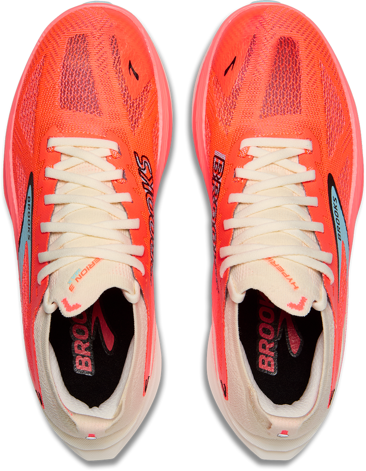 Brooks Womens Hyperion Max 3 - Coconut/Fiery Coral/Atomizer - Neutral - AW25