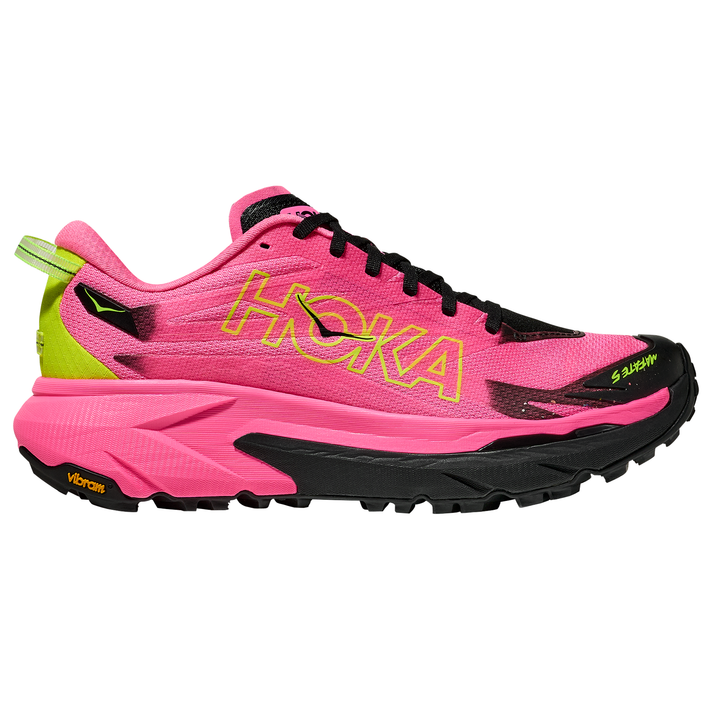 Hoka Womens Mafate 5 - Neon Rose/Black - Trail - AW25