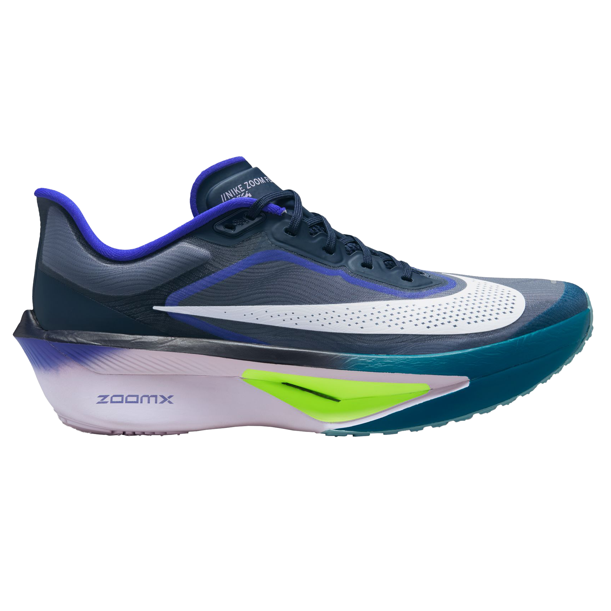 Nike Mens Zoom Fly Obsidian/White Persian Violet Run North West