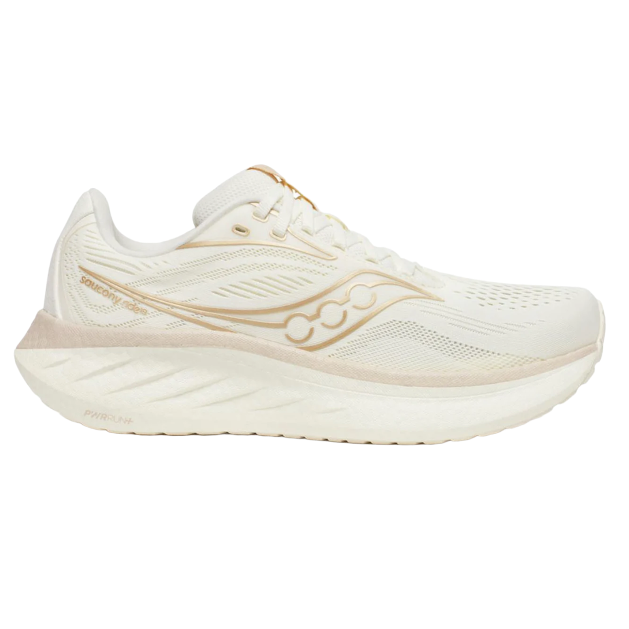 Saucony Womens Ride 18 Vanilla Neutral SS25 – Run North West