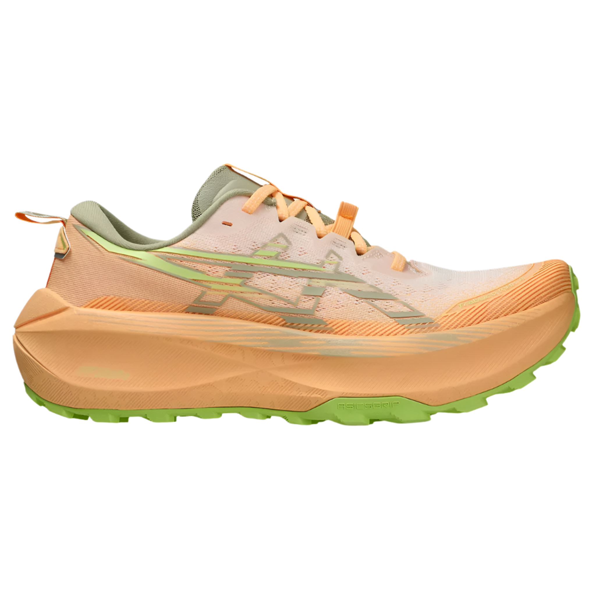 Asics Mens Trabuco Max 4 - Cream/Khaki - Trail - AW25 Asics Mens Trabuco Max 4 - Cream/Khaki - Trail - AW25