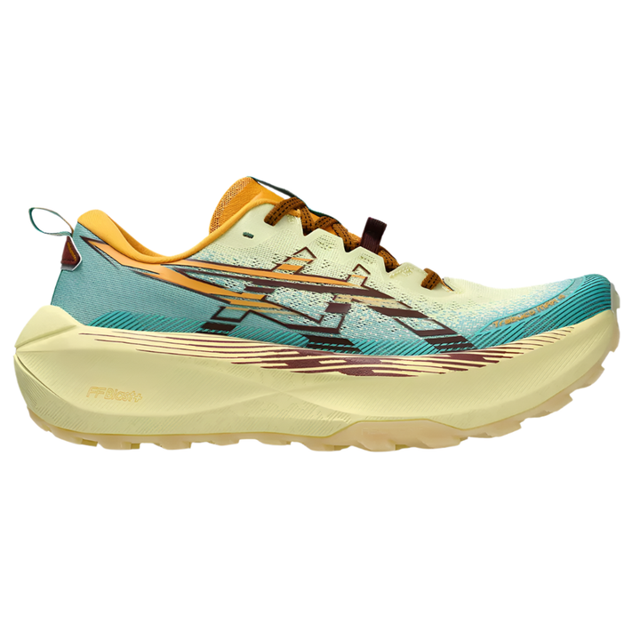 Asics Mens Trabuco Max 4 - Wheat Yellow/Dark Red Planet - Trail - AW25