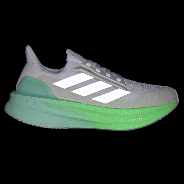 Adidas Womens Ultraboost 5X - Footwear White/Dash Grey/Lime Burst - Neutral - AW25
