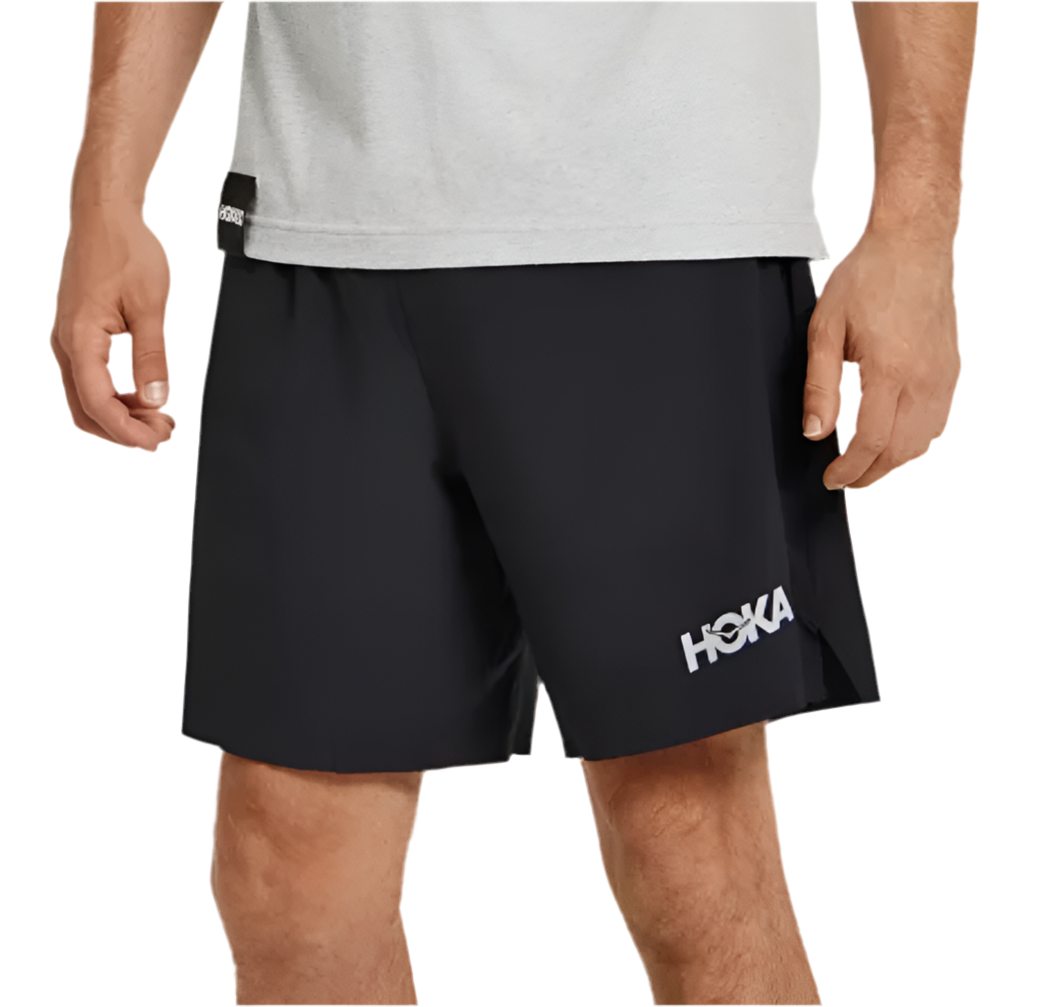 HOKA M GLIDE 7 SHORT ブラック S Hoka Mens Glide 7