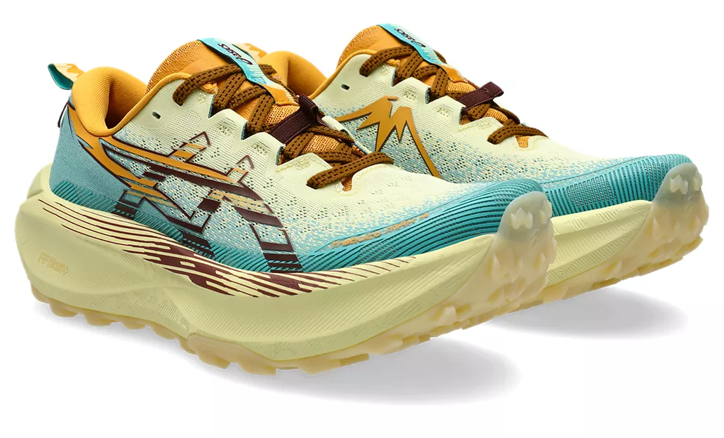 Asics Mens Trabuco Max 4 - Wheat Yellow/Dark Red Planet - Trail - AW25