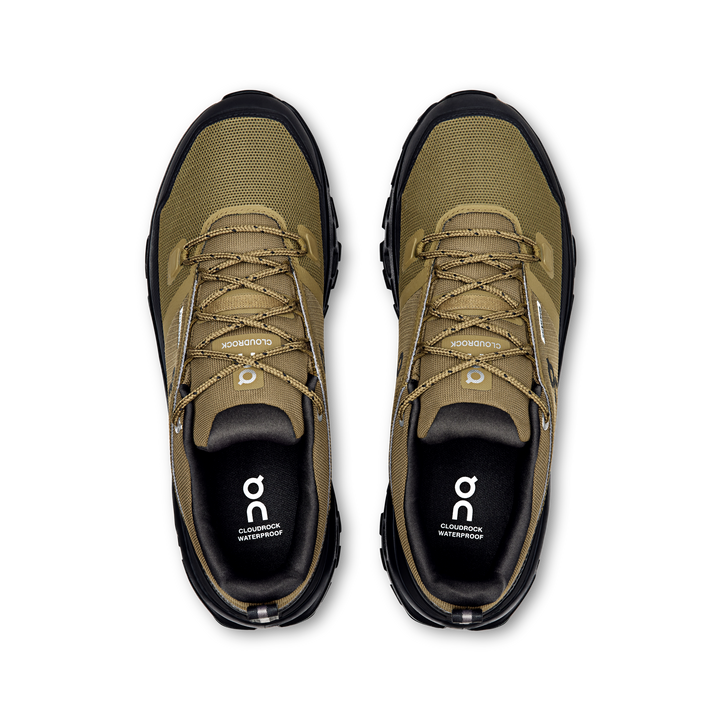 ON Mens Cloudrock Low Waterproof - Hunter/Black - Trail - SS25