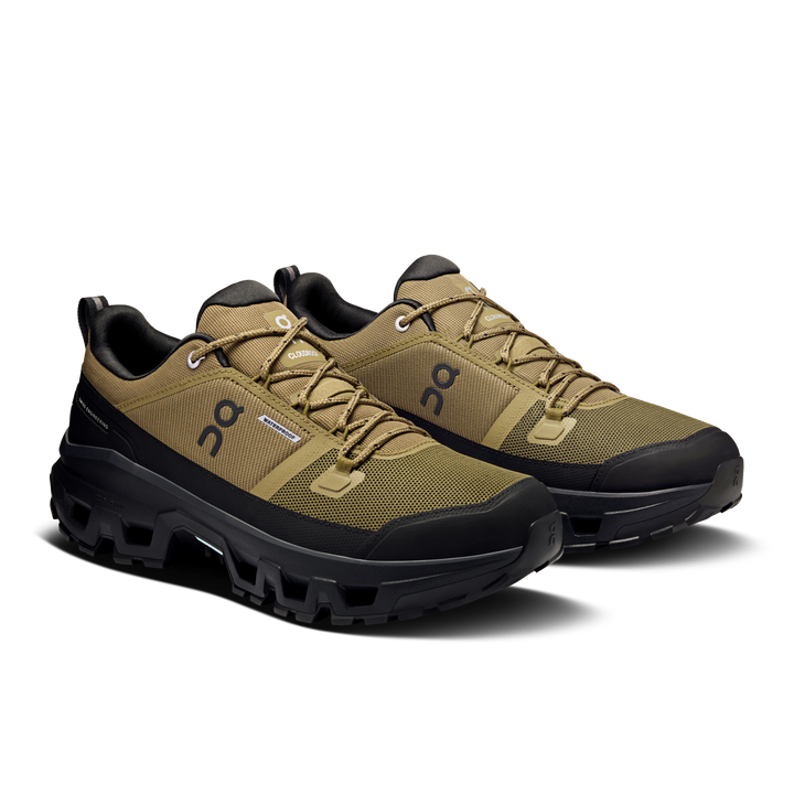 ON Mens Cloudrock Low Waterproof - Hunter/Black - Trail - SS25