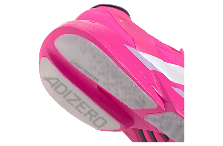 Adidas Mens Adizero Adios Pro 4 - Shock Pink/Zero Metallic/Aurora Plum - Neutral - AW25