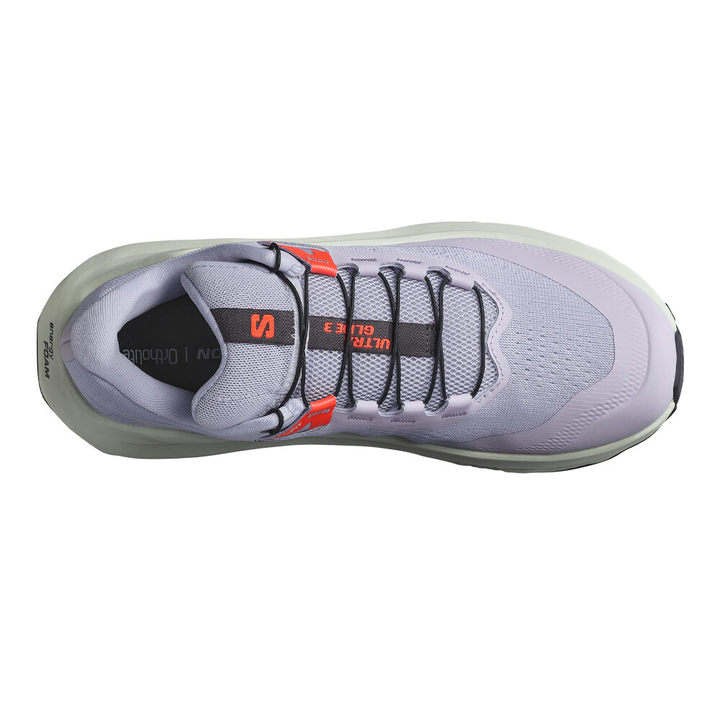 Salomon Womens Ultra Glide 3 - Cosmic Sky/Icicle/Neon Flame - Trail - AW25