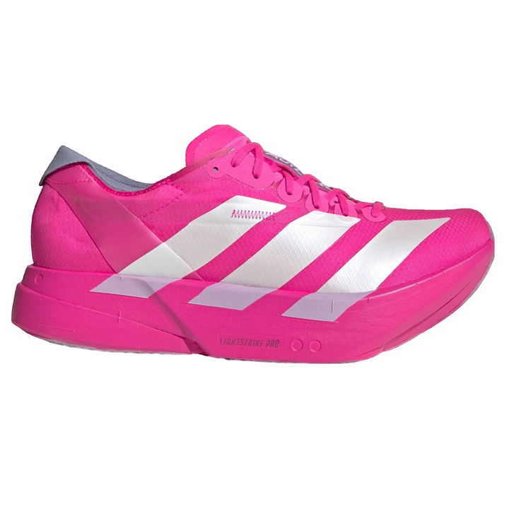 Adidas Mens Adizero Adios Pro 4 - Shock Pink/Zero Metallic/Aurora Plum - Neutral - AW25