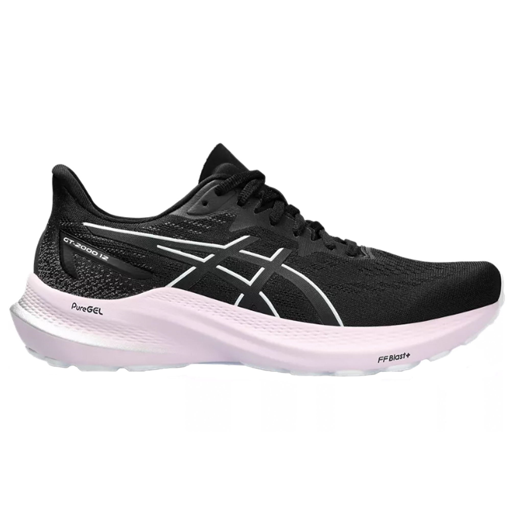 Asics Womens GT-2000 12 - Black/White - Stability