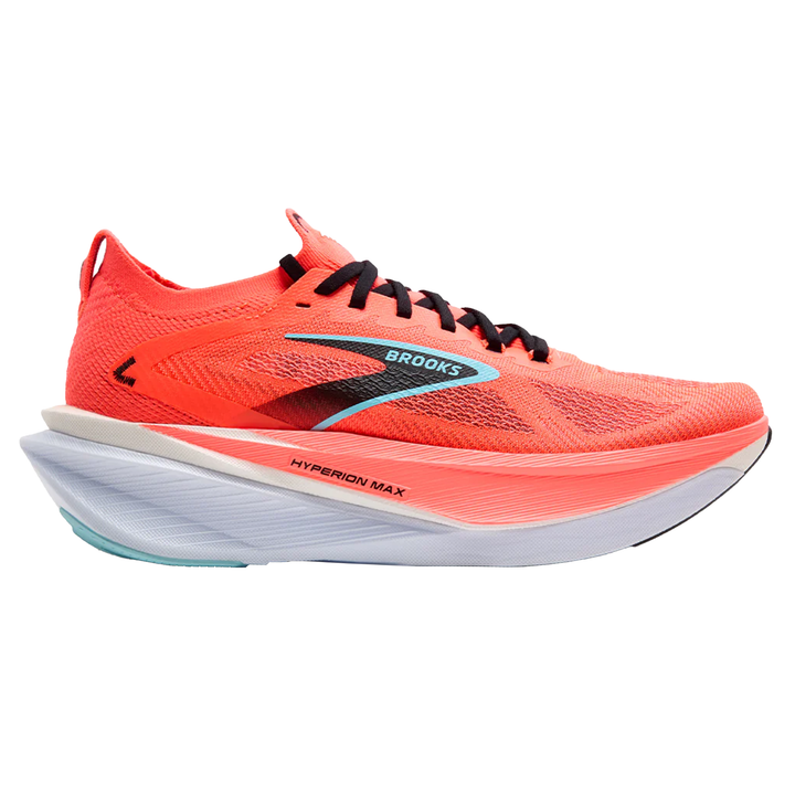 Brooks Mens Hyperion Max 3 - Fiery Coral/Black/Atomizer - Neutral - AW25