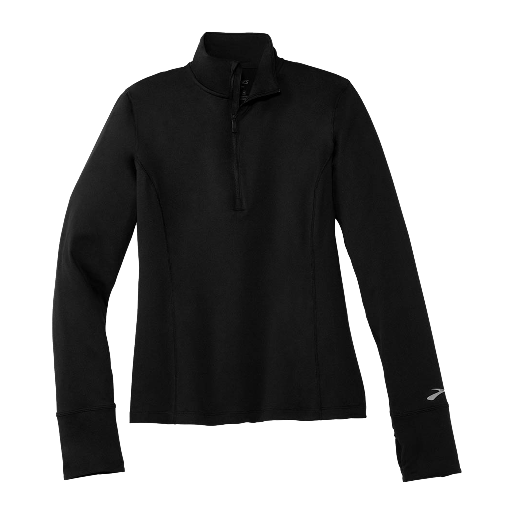 Brooks Womens Dash 1/2 Zip - Black