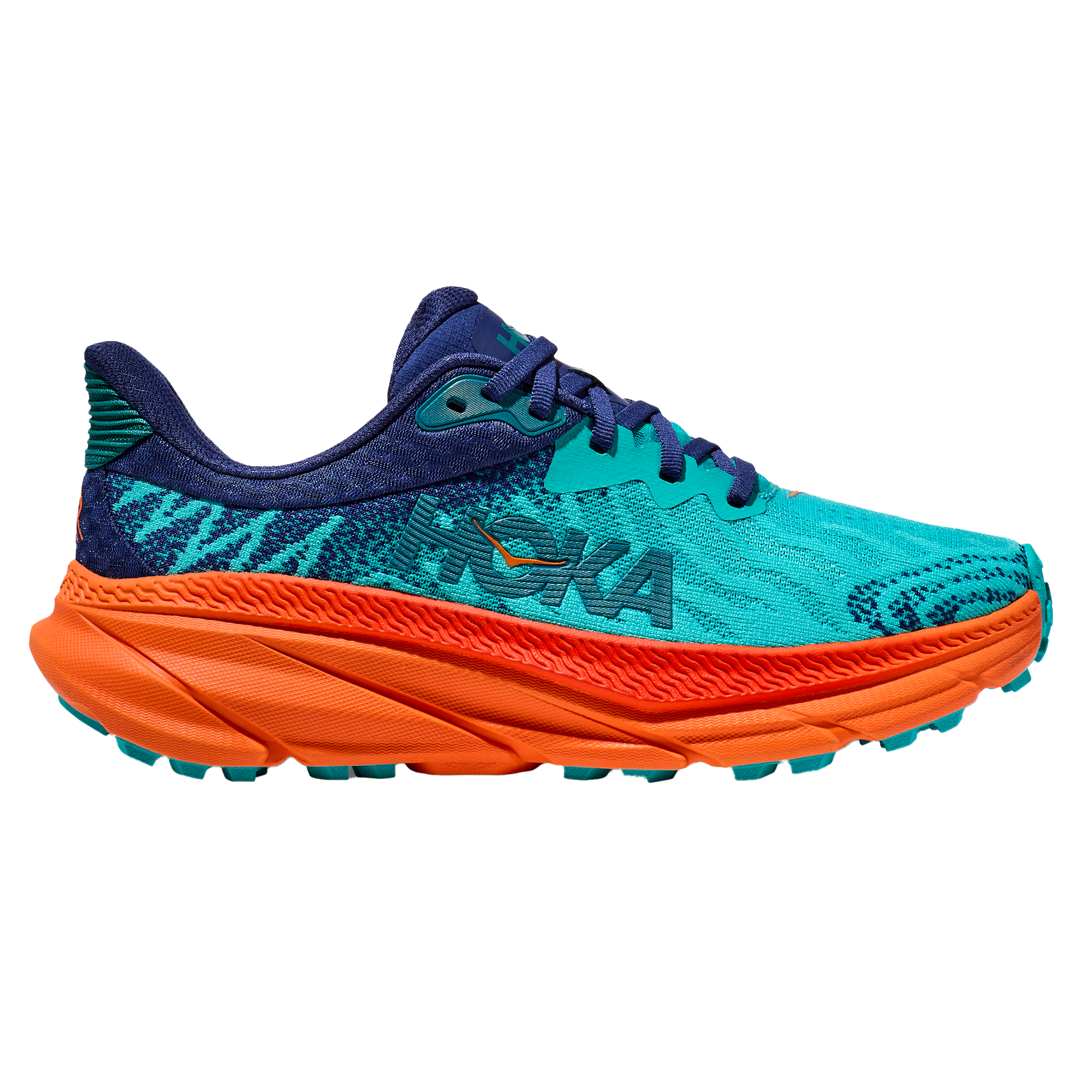 Hoka Mens Challenger ATR 7 - Ceramic/Vibrant Orange - Trail