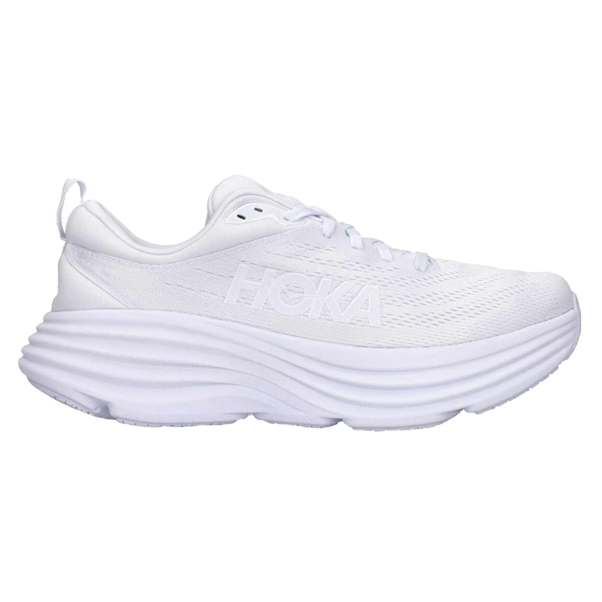 Hoka Womens Bondi 8 - White/White - Neutral