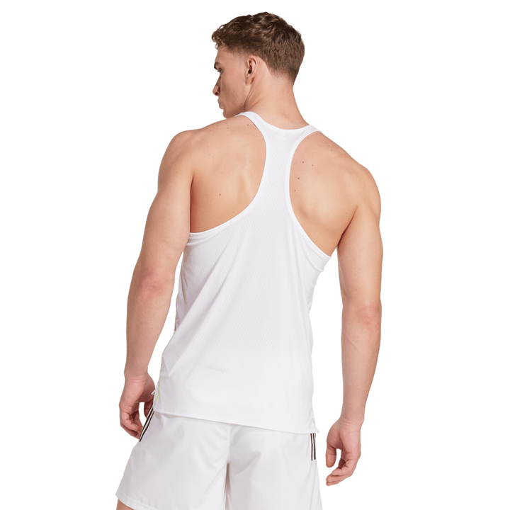 Adidas Mens Adizero Archive Singlet - White