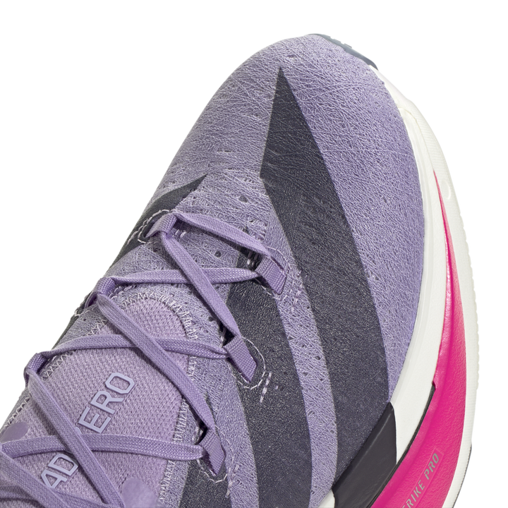 Adidas Mens Adizero Prime X3 Strung - Powder Plum/Aurora Black/Shock Pink - Neutral - AW25