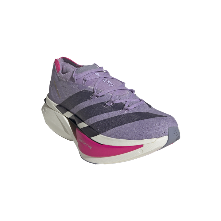 Adidas Mens Adizero Prime X3 Strung - Powder Plum/Aurora Black/Shock Pink - Neutral - AW25
