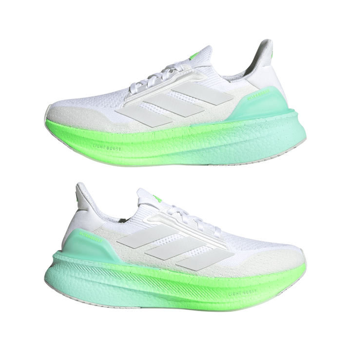 Adidas Womens Ultraboost 5X - Footwear White/Dash Grey/Lime Burst - Neutral - AW25
