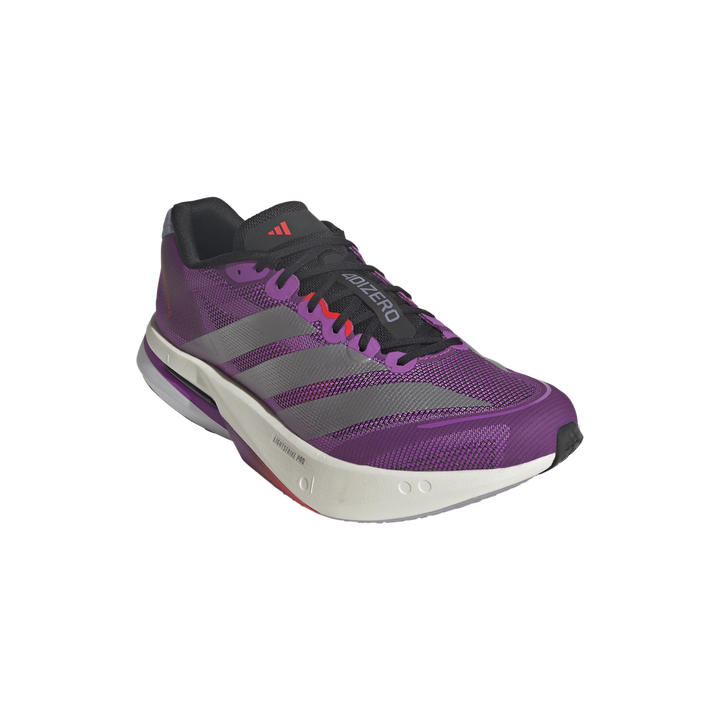 Adidas Mens Adizero Boston 13 - Purple Burst/Silver Metallic/Lucid Red - Neutral - AW25