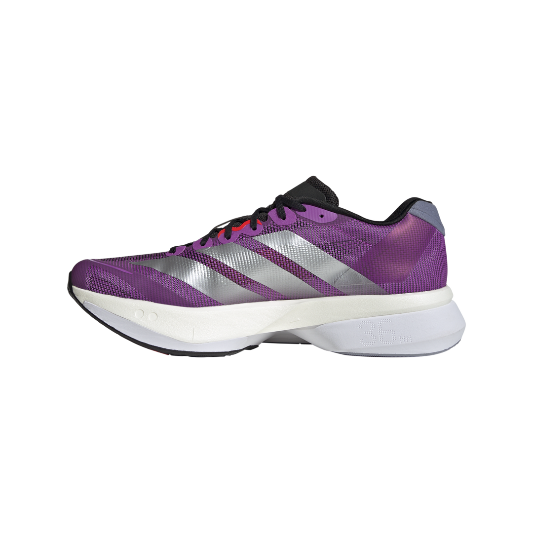 Adidas Mens Adizero Boston 13 - Purple Burst/Silver Metallic/Lucid Red - Neutral - AW25