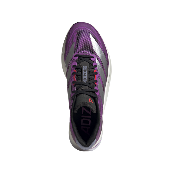Adidas Mens Adizero Boston 13 - Purple Burst/Silver Metallic/Lucid Red - Neutral - AW25
