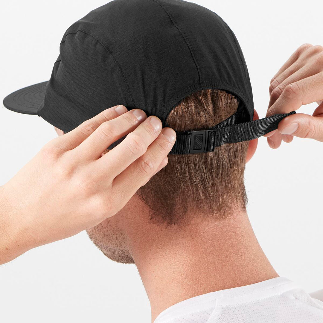 Salomon Bonatti Waterproof 5 Panel Cap - Deep Black