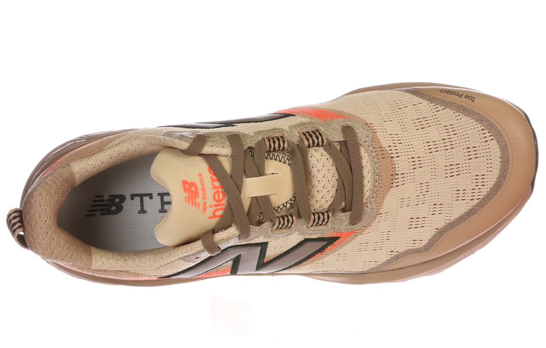 New Balance Mens Fresh Foam Hierro V9 - Desert Clay/Earth Shadow/Urgent Red - Trail - AW25