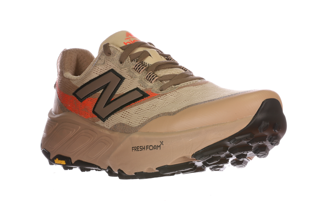 New Balance Mens Fresh Foam Hierro V9 - Desert Clay/Earth Shadow/Urgent Red - Trail - AW25