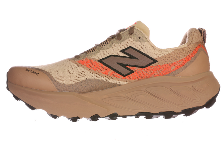 New Balance Mens Fresh Foam Hierro V9 - Desert Clay/Earth Shadow/Urgent Red - Trail - AW25