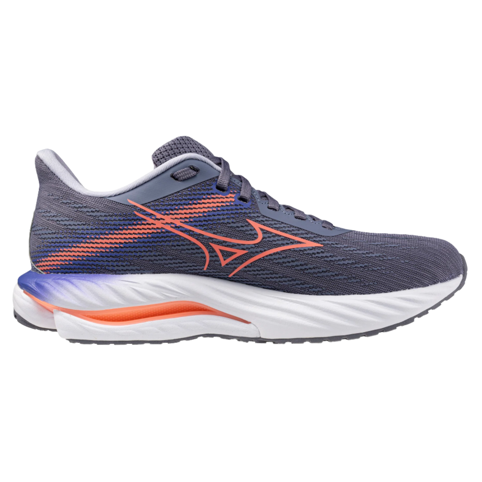 Mizuno Womens Wave Inspire 21 - Blue Granite/Striking Coral/Iris Bloom - Stability - AW25 Mizuno Womens Wave Inspire 21 - Blue Granite/Striking Coral/Iris Bloom - Stability - AW25