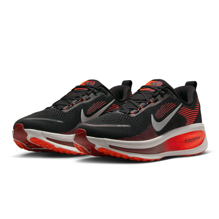 Nike Mens Vomero 18 - Black/Metallic Silver/Bright Crimson - Neutral - FA25