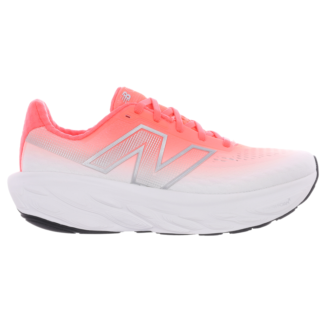New Balance Womens 1080V14 - Urgent Red/Silver Metallic/Light Silver Metallic - Neutral - AW25