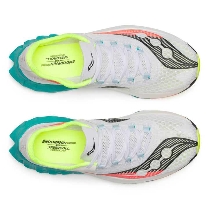 Saucony Mens Endorphin Pro 4 - White/Mutant - Neutral - AW25