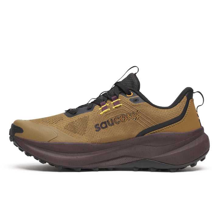 Saucony Mens Xodus Ultra 4 - Kodiak/Wine - Trail - AW25