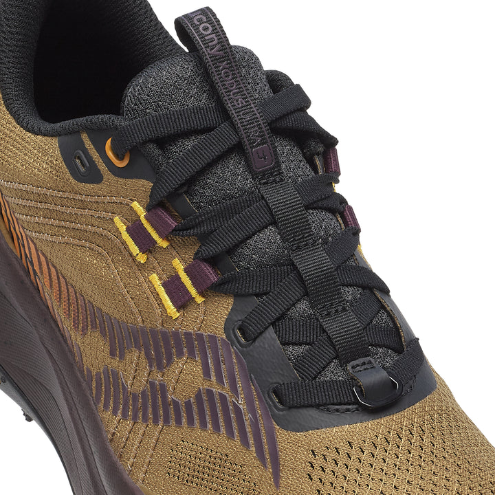 Saucony Mens Xodus Ultra 4 - Kodiak/Wine - Trail - AW25