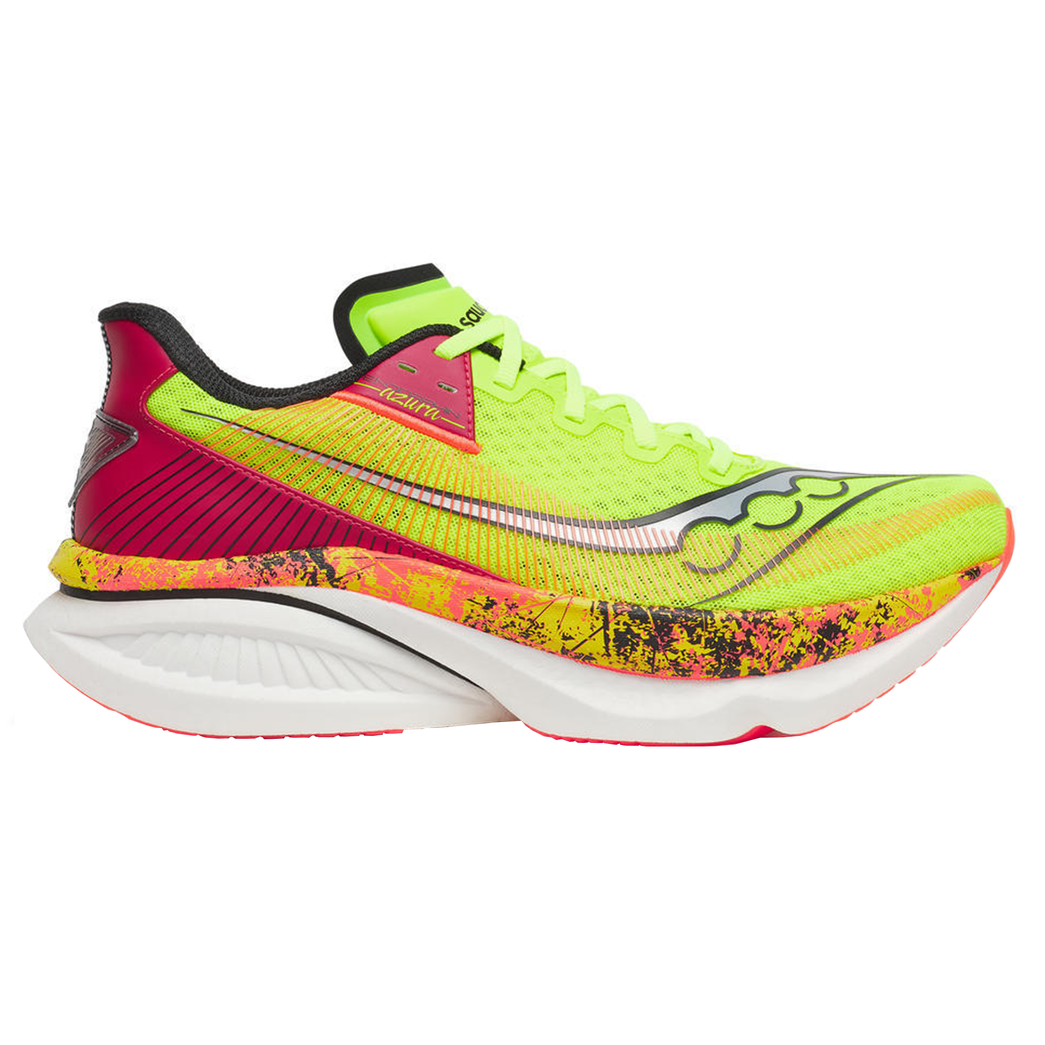 Saucony Mens Endorphin Azura - Citron/Black | Run North West
