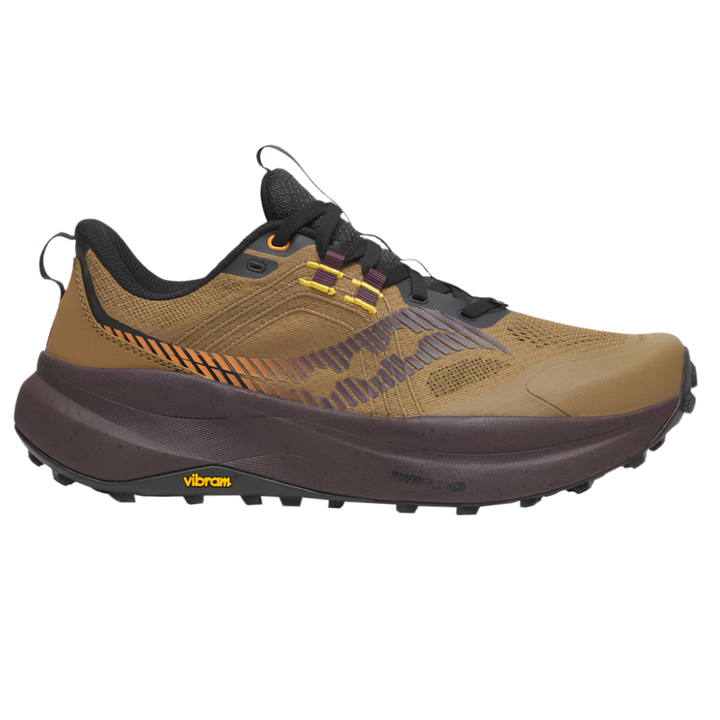 Saucony Mens Xodus Ultra 4 - Kodiak/Wine - Trail - AW25