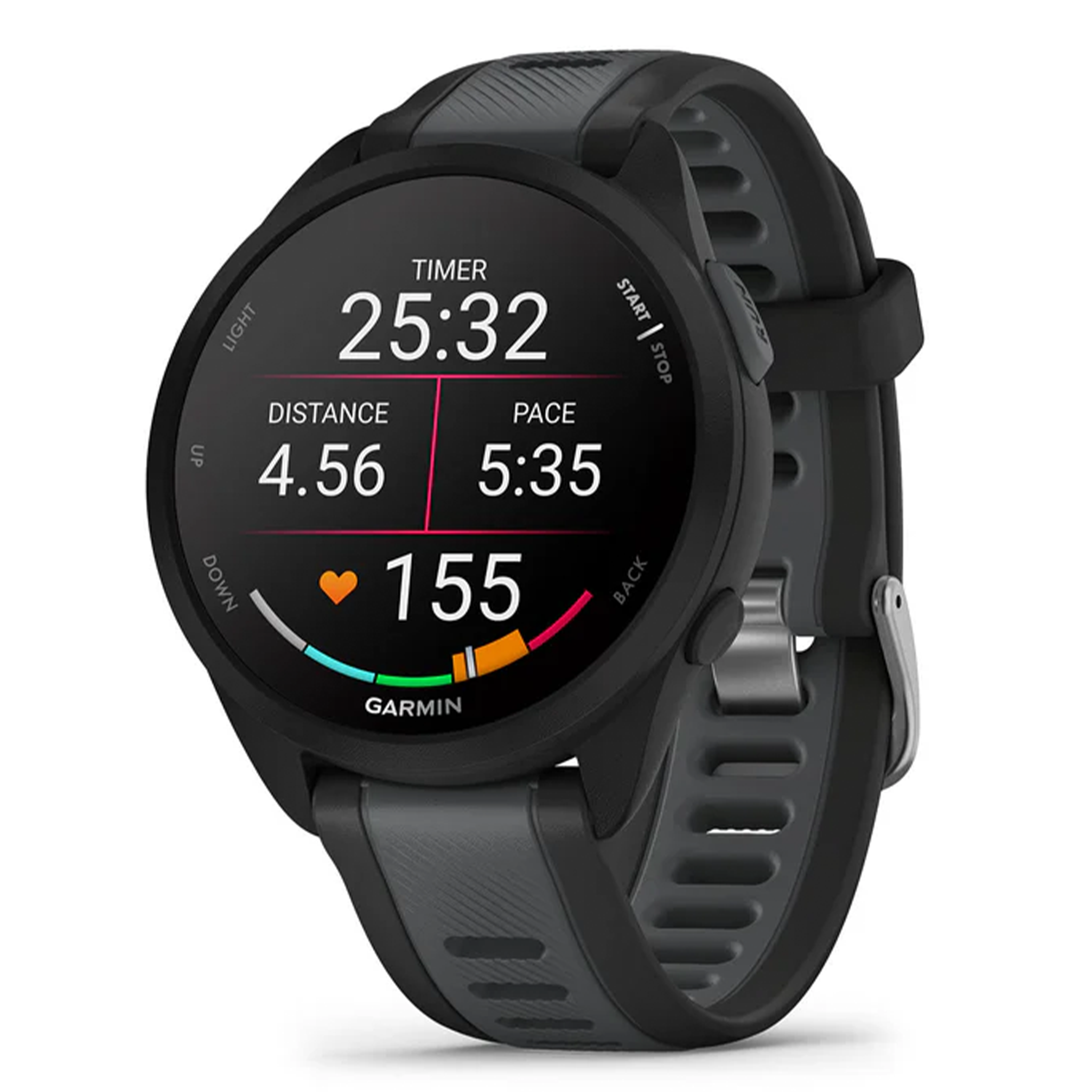 Garmin Forerunner 165 - 43mm - Black/Slate/Grey – Run North West