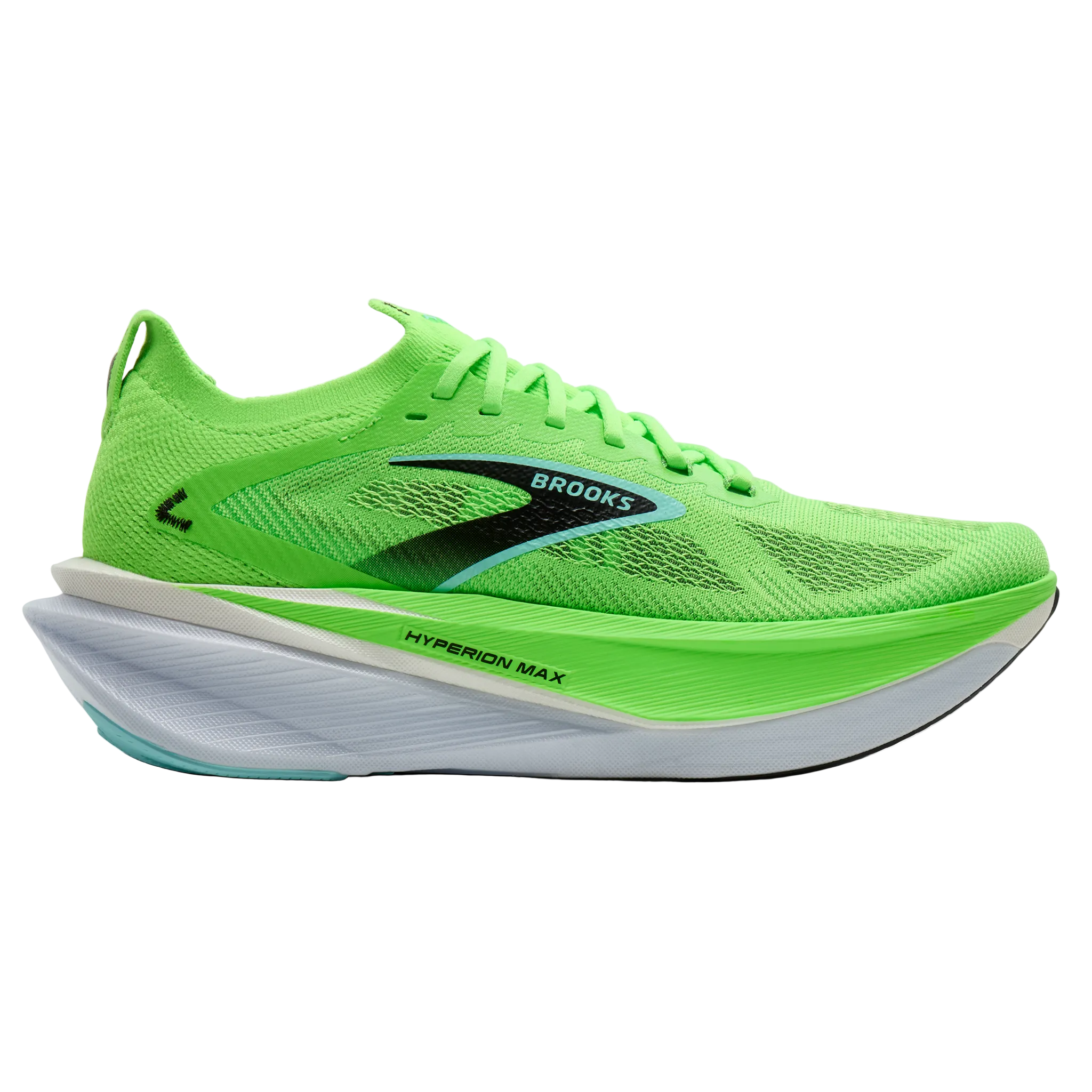 Brooks Mens Hyperion Max 3 - Green Gecko/Black/Blue | Run North West