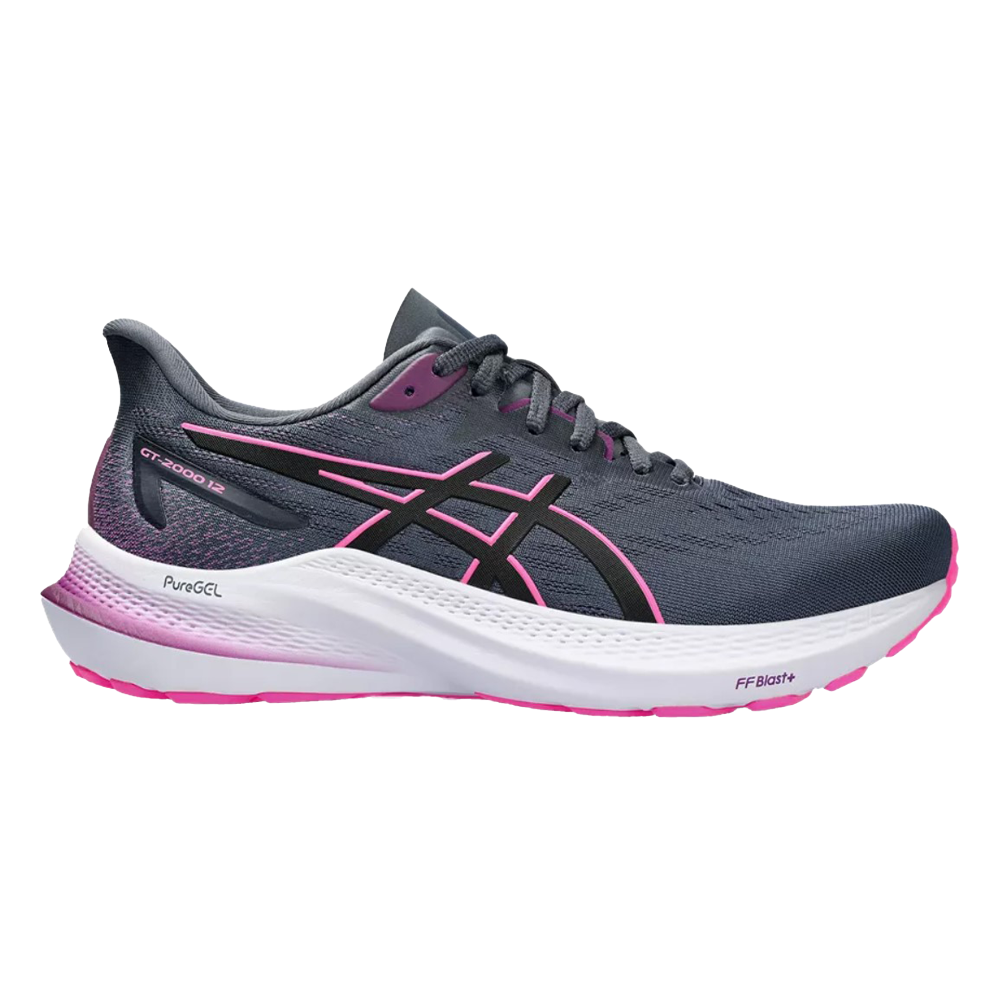 Asics Womens GT-2000 12 - Tarmac/Black - Stability