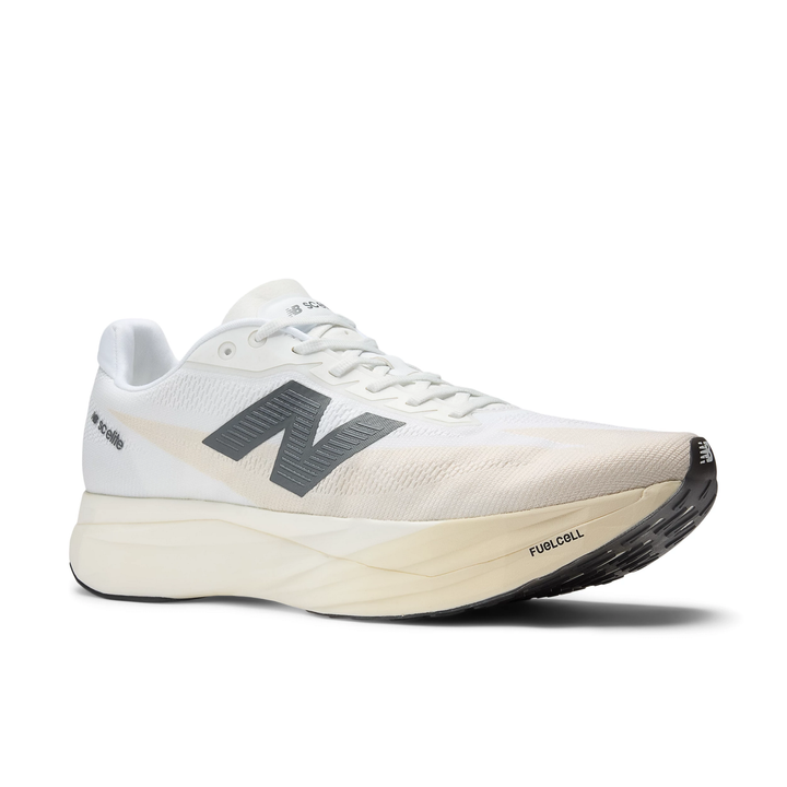 New Balance Womens FuelCell SuperComp Elite V5 - Linen/White/Gold Metallic - Neutral - AW25