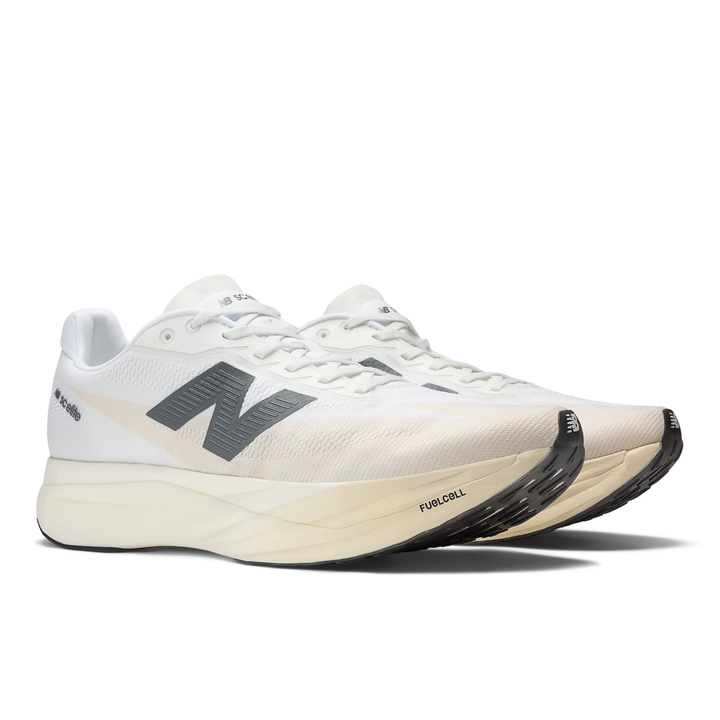 New Balance Womens FuelCell SuperComp Elite V5 - Linen/White/Gold Metallic - Neutral - AW25